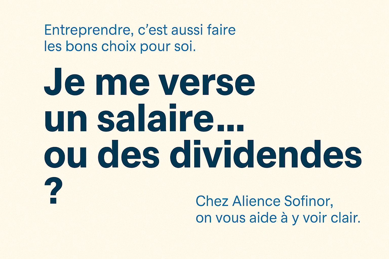 Dividendes ou rémunération